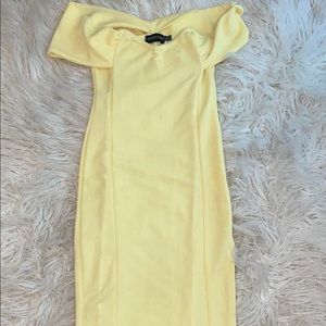 Midi yellow dress